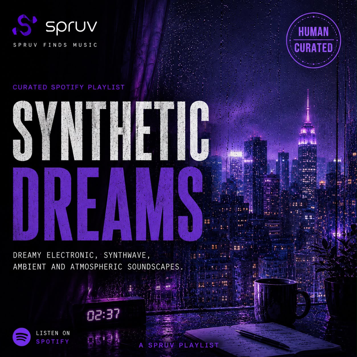 Synthetic Dreams playlist cover